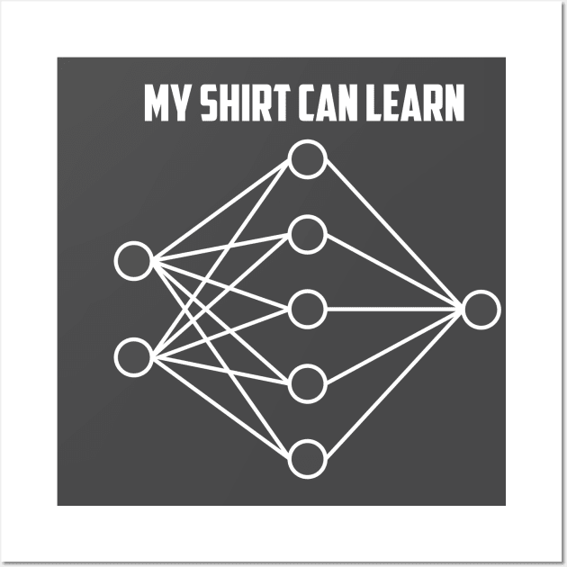 Neural Network Shirt Wall Art by encodedshirts